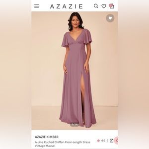 Azazie Vintage Mauve Bridesmaids Dress